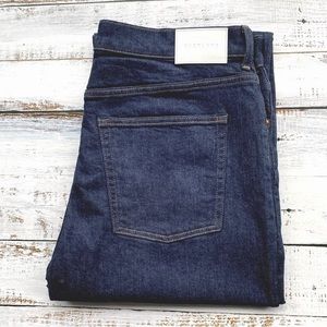 NWT Everlane The Way High Jean High Rise Waist Dark Wash Denim Jeans Womens 33